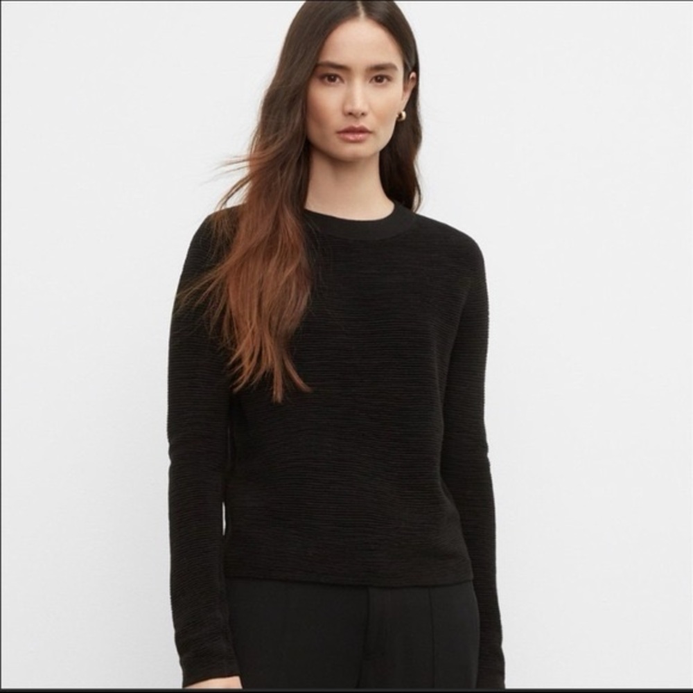 Club Monaco Merino Wool Blend Double Knit Sweater Size XS